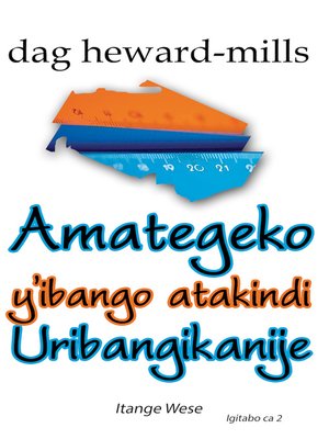 cover image of Amategeko y'ibango atakindi uribangikanije